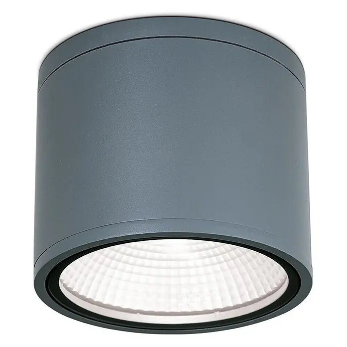 Orion Leuchten LED-Außendeckenleuchte Sputnik - 12 W, L x B x H: 12 x 12 x 14 cm, Anthrazit, Klar, IP65