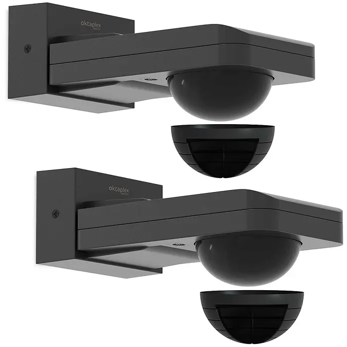 Oktaplex Motion Bewegungsmelder Tea - Reichweite Sensor: 9 m, Anthrazit, Erfassungswinkel Sensor: 360 °, L x B x H: 174 x 87 x 66 mm