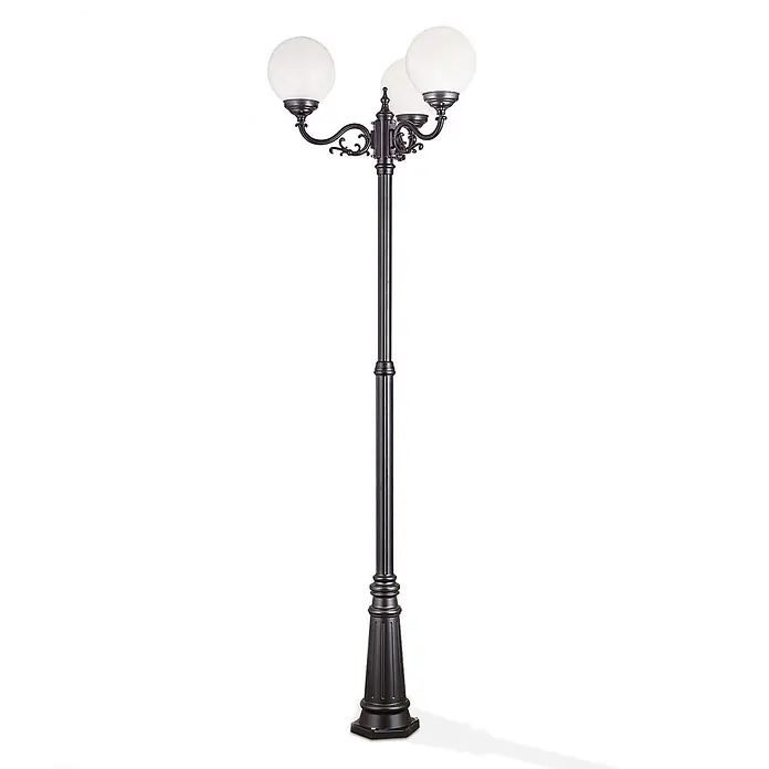 Orion Leuchten Kandelaber Reika - 60 W, Farbe Gehäuse: Schwarz, 87 x 87 x 256 cm, Ohne Leuchtmittel