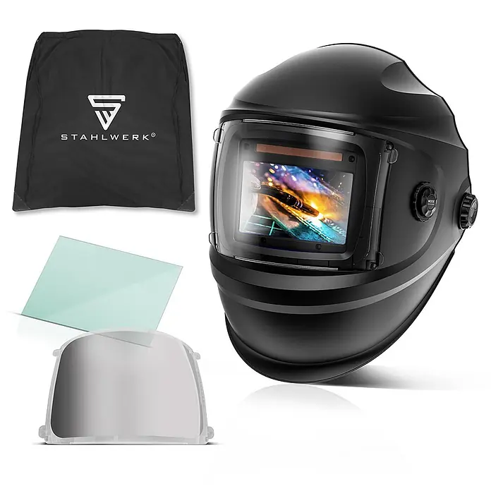 STAHLWERK Schweißhelm BULLET - Schwarz