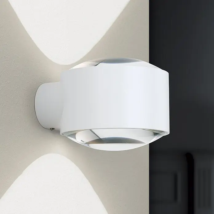 Orion Leuchten LED-Außenwandleuchte Tarta - 11 W, 11,5 x 10 x 8,8 cm, Weiß, Klar, IP65