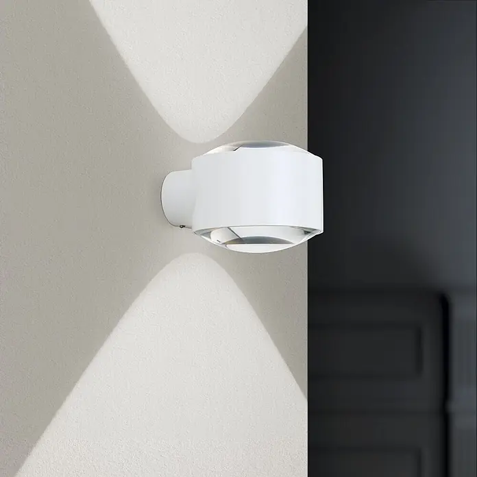 Orion Leuchten LED-Außenwandleuchte Tarta - 11 W, 11,5 x 10 x 8,8 cm, Weiß, Klar, IP65