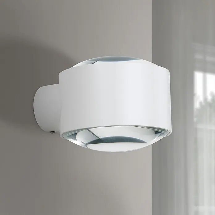 Orion Leuchten LED-Außenwandleuchte Tarta - 11 W, 11,5 x 10 x 8,8 cm, Weiß, Klar, IP65