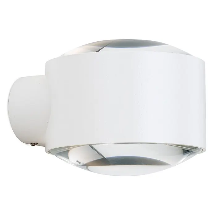 Orion Leuchten LED-Außenwandleuchte Tarta - 11 W, 11,5 x 10 x 8,8 cm, Weiß, Klar, IP65