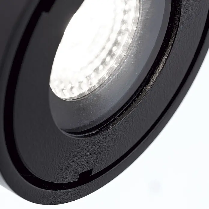 Orion Leuchten LED-Außenwandleuchte Harvey - 15 W, 10 x 10 x 10 cm, Schwarz, Klar, IP65