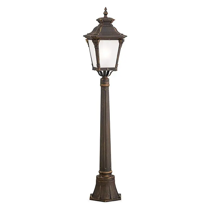 Orion Leuchten Außenlaterne Aiko - 60 W, Farbe Gehäuse: Bronze, 23 x 23 x 117 cm, Ohne Leuchtmittel