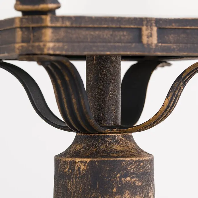 Orion Leuchten Außenlaterne Aiko - 60 W, Farbe Gehäuse: Bronze, 23 x 23 x 117 cm, Ohne Leuchtmittel