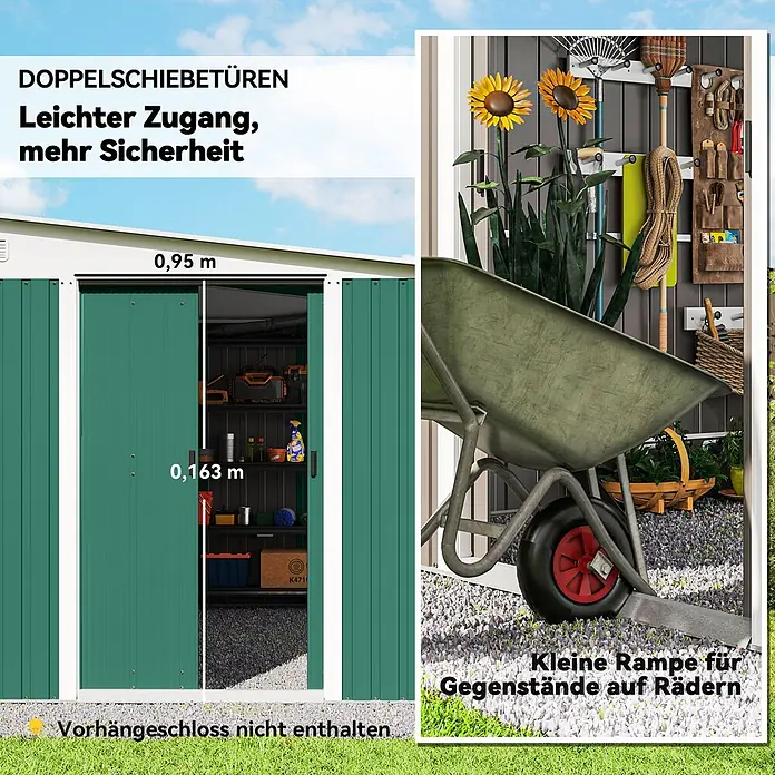 Outsunny Gerätehaus - 