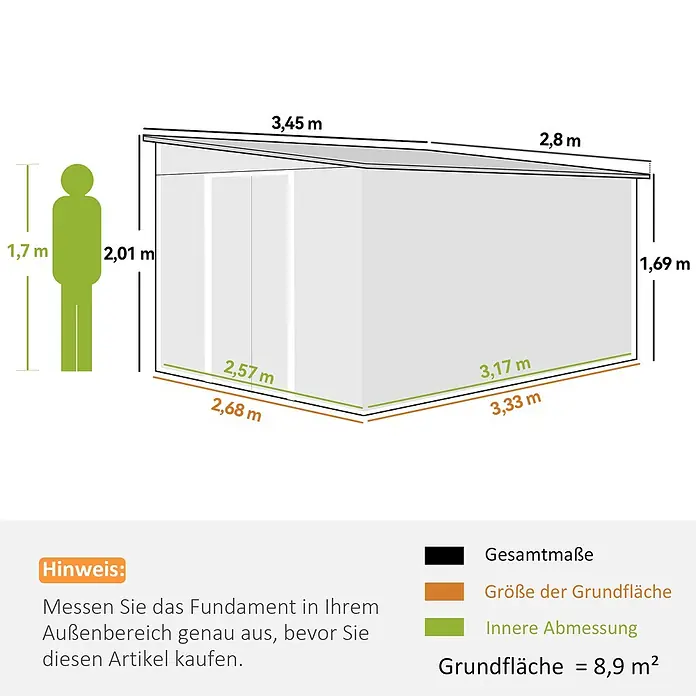 Outsunny Gerätehaus - 