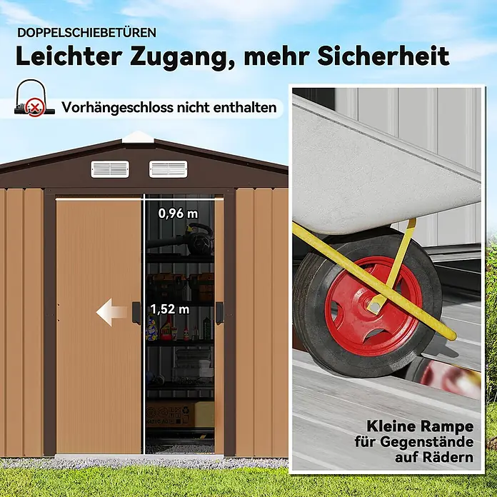 Outsunny Gerätehaus - 