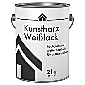 Kunstharz-Weißlack (2 l, Hochglänzend)
