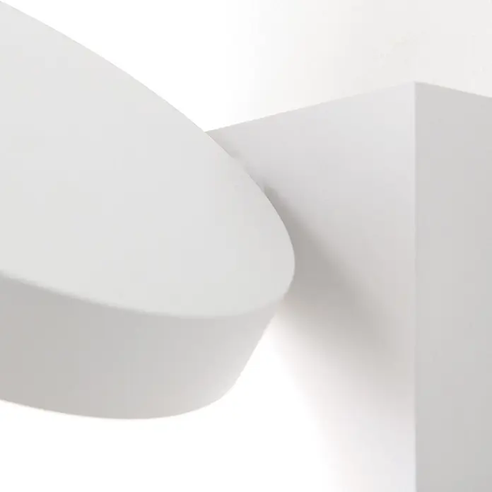 Orion Leuchten LED-Sensor-Außenwandleuchte Hendryk - 21 W, L x B x H: 20 x 12 x 16 cm, Weiß, Opal, Warmweiß - Moderne weiße Wandleuchte mit einem geschwungenen Element, das elegant auf eine rechteckige Basis trifft.
