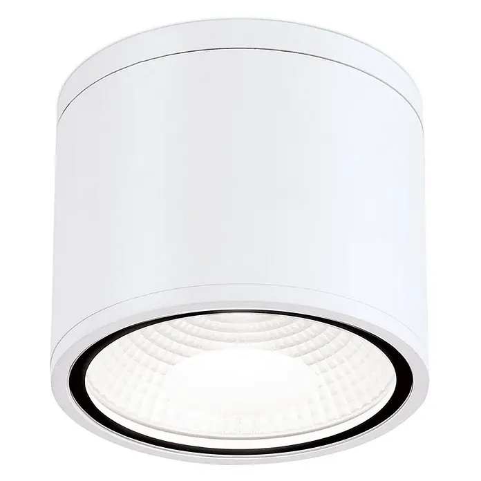 Orion Leuchten LED-Außendeckenleuchte Sputnik - 12 W, L x B x H: 14,5 x 14,5 x 12 cm, Weiß, Matt, IP65