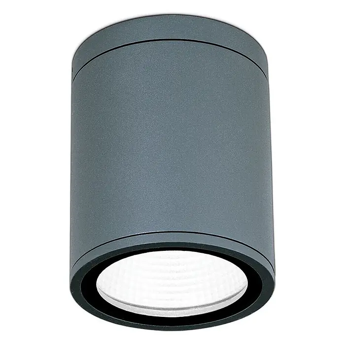 Orion Leuchten LED-Außendeckenleuchte Sputnik - 6 W, L x B x H: 9 x 9 x 11 cm, Anthrazit, Klar, IP65