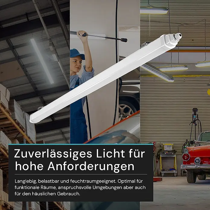 Luxula LED-Feuchtraumlichtleiste LX200151 - Lichtfarbe: Neutralweiß, 36 W, IP65