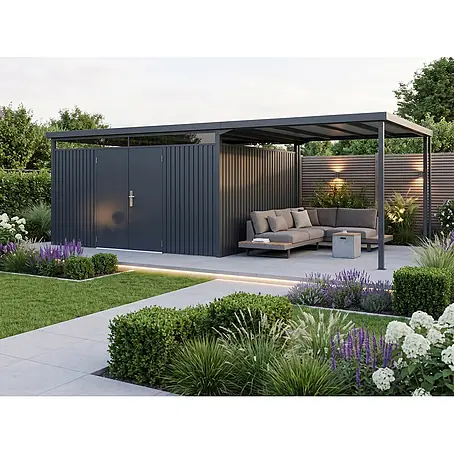 StarLine Metall  Gerätehaus Solidum 19,60 m²