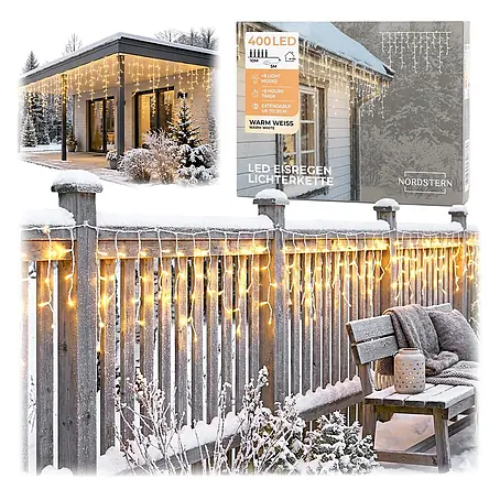 Nordstern  LED-Lichterkette Eisregen Verlängerung