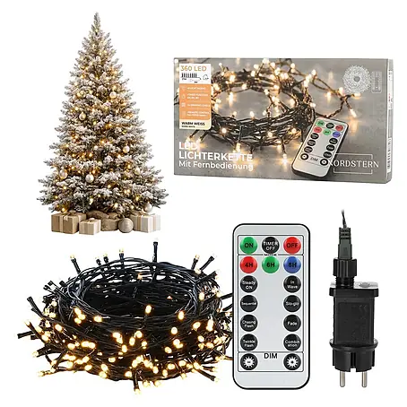 Nordstern  LED-Lichterkette