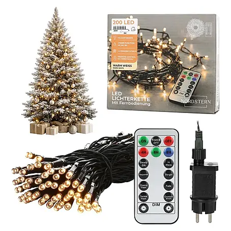 Nordstern  LED-Lichterkette