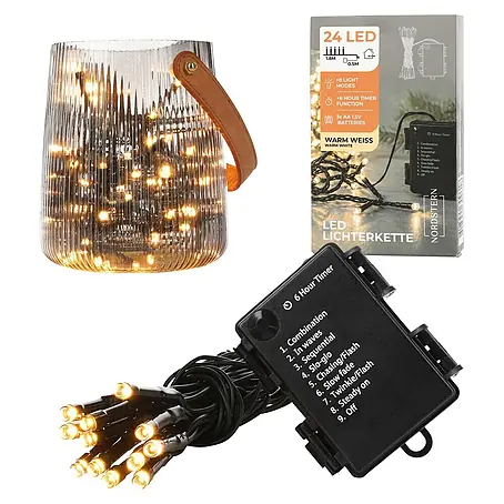 Nordstern  LED-Lichterkette