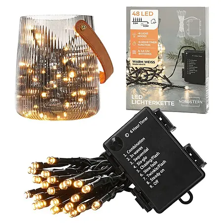 Nordstern  LED-Lichterkette