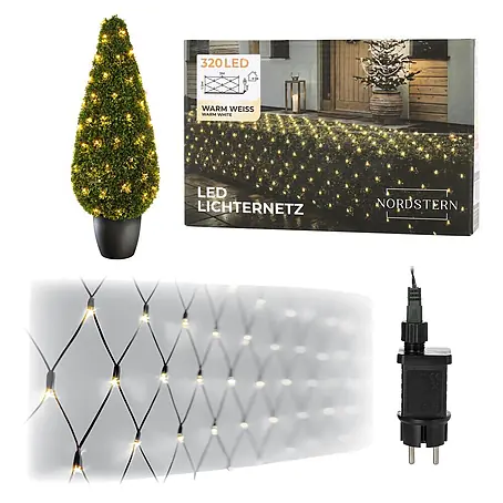 Nordstern LED-Lichtervorhang