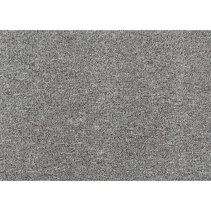 Bricoflor Teppichboden Meterware 5,5x5m, Schlinge gemustert, hell-grau - Schlinge, 100 % Polypropylen (PP), hell-grau