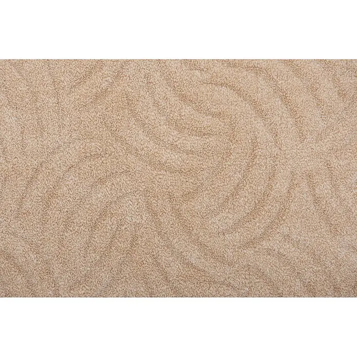 Bricoflor Teppichboden Meterware 3,5x2m, Schlinge Hoch Tief, beige hell-braun - Schlinge, 100 % Polyamid (PA), beige hell-braun