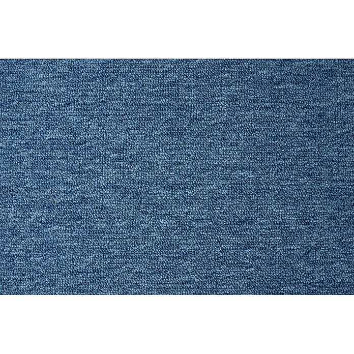Bricoflor Teppichboden Meterware 2x4m, Schlinge gemustert, blau - Schlinge, 100 % Polypropylen (PP), blau