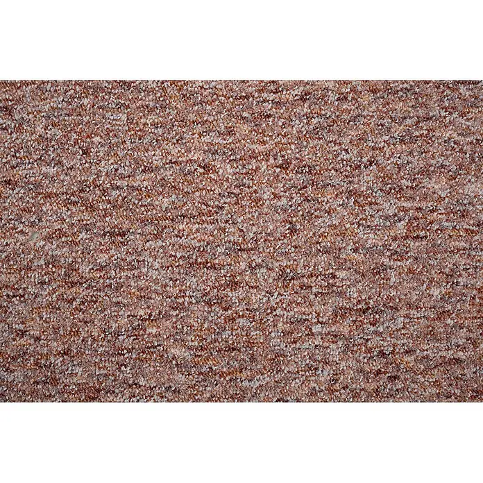 Bricoflor Teppichboden Meterware 2x4m, Schlinge gemustert, rot terra - Schlinge, 60 % Polyamid (PA), 40 % Polypropylen (PP), rot terra
