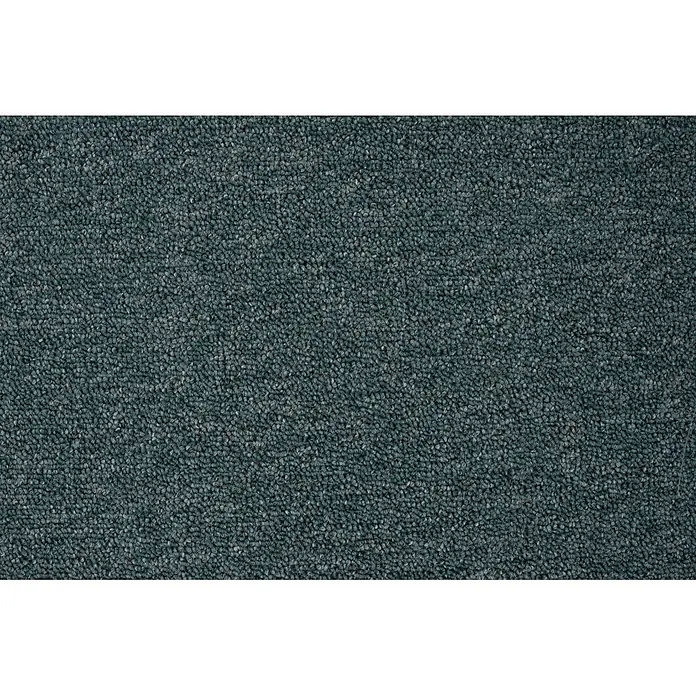 Bricoflor Teppichboden Meterware 4x5m, Schlinge gemustert, grün petrol - Schlinge, 100 % Polypropylen (PP), grün petrol