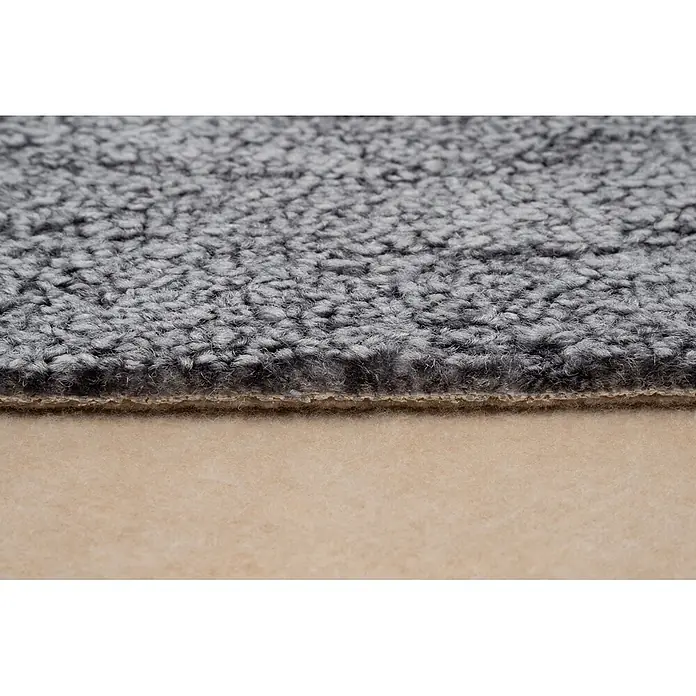 Bricoflor Teppichboden Meterware 5,5x2m, Schlinge Hoch Tief, hell-grau - Schlinge, 100 % Polyamid (PA), hell-grau