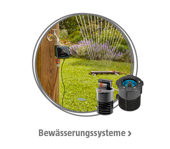 Bewässerungssystem im Garten