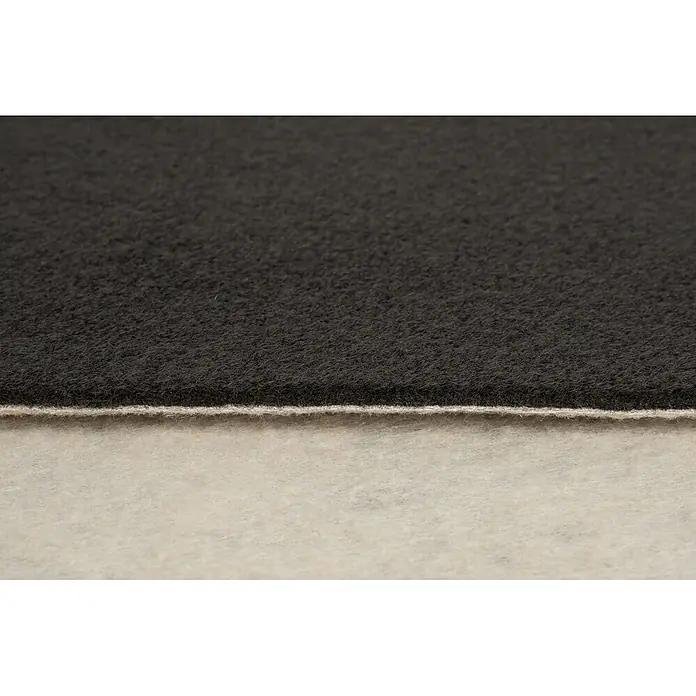 Bricoflor Teppichboden Meterware 3x4m, Nadelvlies Nadelfilz, dunkel-grau anthrazit - 100 % Polypropylen (PP), dunkel-grau anthrazit