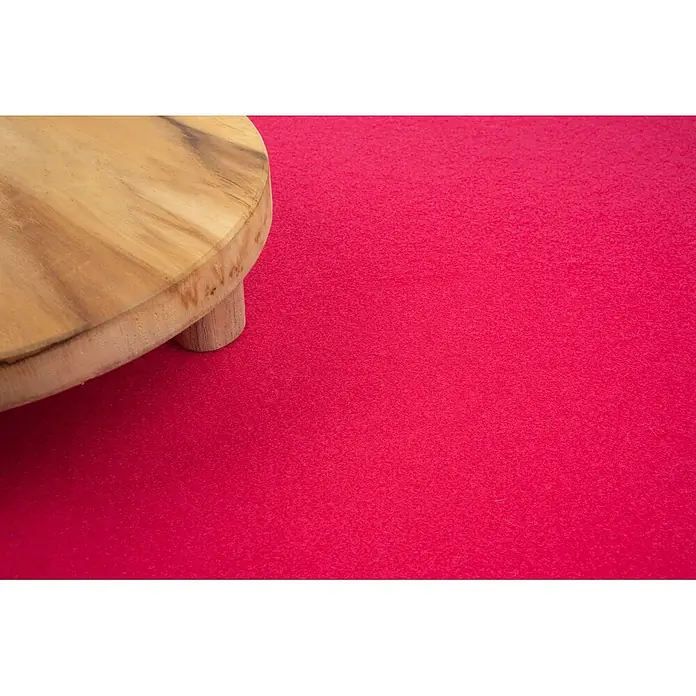 Bricoflor Teppichboden Meterware Griffmuster, Nadelvlies Nadelfilz, pink rosa - 100 % Polypropylen (PP), pink rosa