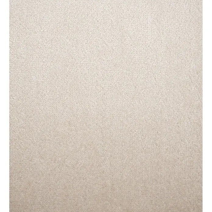 Bricoflor Teppichboden Meterware 6x5m, Velours Saxony, beige weiß - Velours, 100 % Polyamid (PA), beige weiß