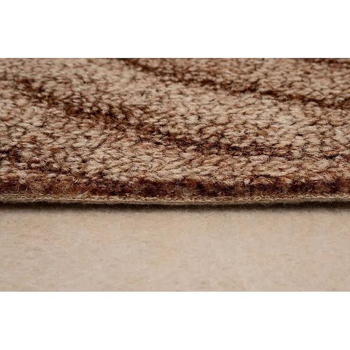 Bricoflor Teppichboden Meterware 2,5x5m, Schlinge Hoch Tief, dunkel-braun - Schlinge, 100 % Polyamid (PA), dunkel-braun