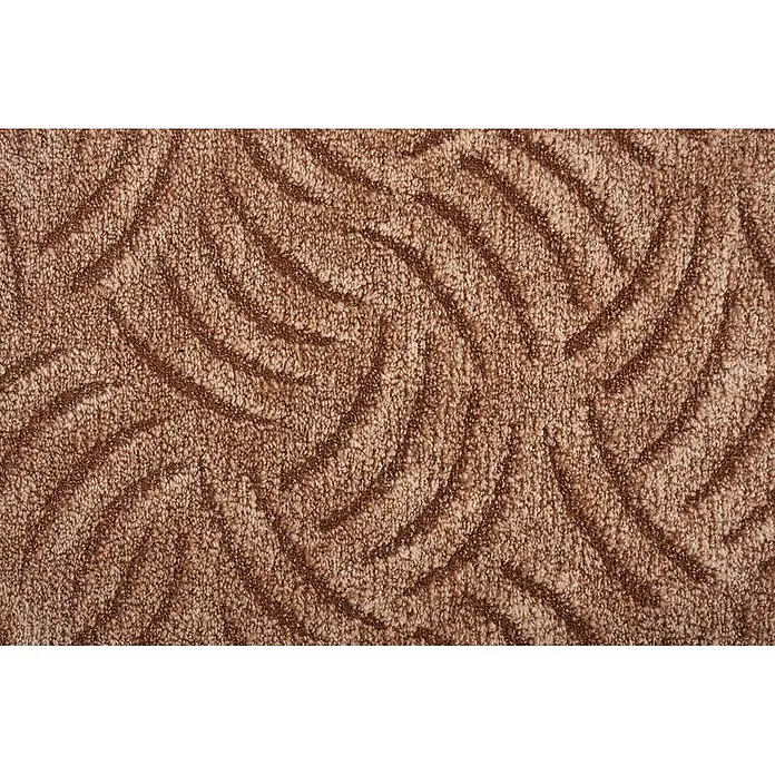 Bricoflor Teppichboden Meterware 2,5x5m, Schlinge Hoch Tief, dunkel-braun - Schlinge, 100 % Polyamid (PA), dunkel-braun