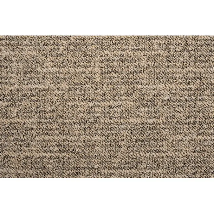 Bricoflor Teppichboden Meterware 7,5x4m, Schlinge gemustert, beige grau - Schlinge, 100 % Polypropylen (PP), beige grau
