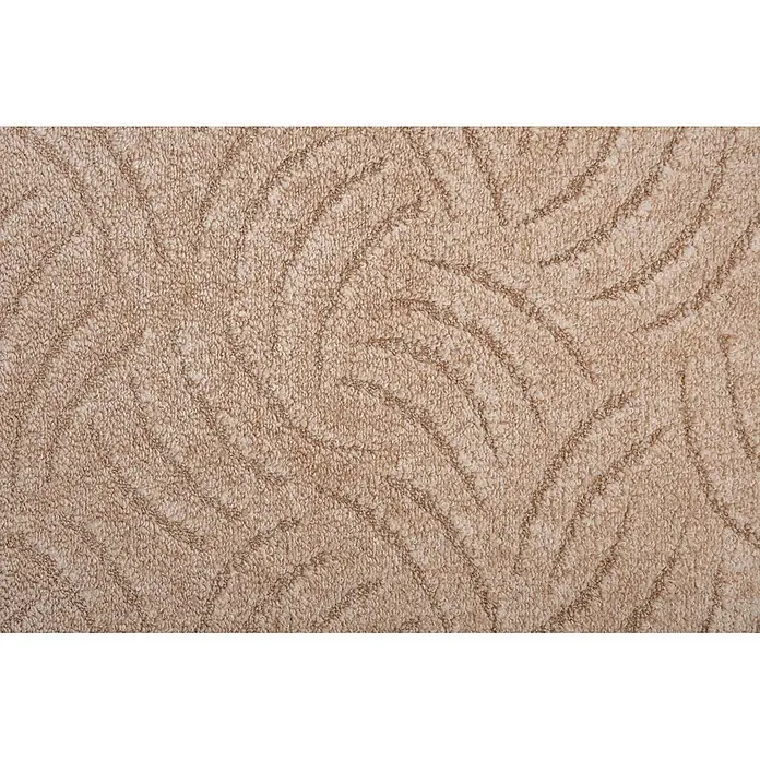 Bricoflor Teppichboden Meterware 2x4m, Schlinge Hoch Tief, hell-braun beige - Schlinge, 100 % Polyamid (PA), hell-braun beige