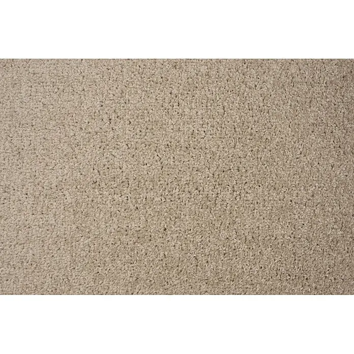 Bricoflor Teppichboden Meterware Griffmuster, Velours Hochflor, beige - Velours, 100 % Polypropylen (PP), beige