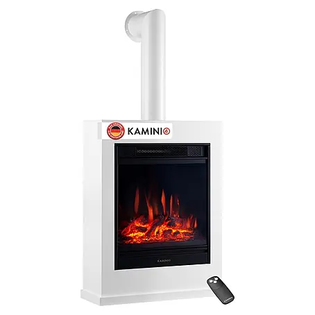 Elektrischer Kamin KAMINIO Kalle mit Ofenrohr