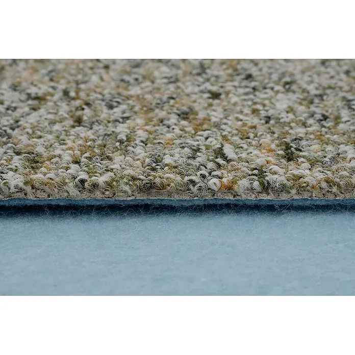 Bricoflor Teppichboden Meterware 2x4m, Schlinge gemustert, grün - Schlinge, 60 % Polyamid (PA), 40 % Polypropylen (PP), grün
