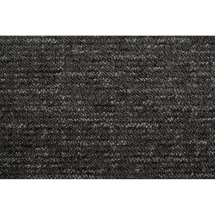 Bricoflor Teppichboden Meterware 4,5x4m, Schlinge gemustert, anthrazit schwarz - Schlinge, 100 % Polypropylen (PP), anthrazit schwarz