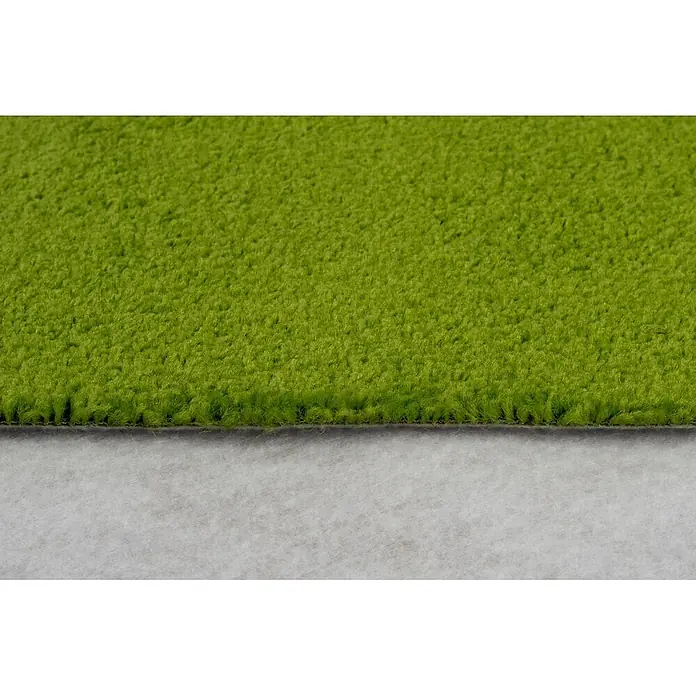 Bricoflor Teppichboden Meterware Griffmuster, Velours Hochflor, hell-grün - Velours, 100 % Polypropylen (PP), hell-grün
