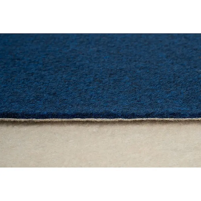 Bricoflor Teppichboden Meterware 2x4m, Nadelvlies Nadelfilz, dunkel-blau - 100 % Polypropylen (PP), dunkel-blau