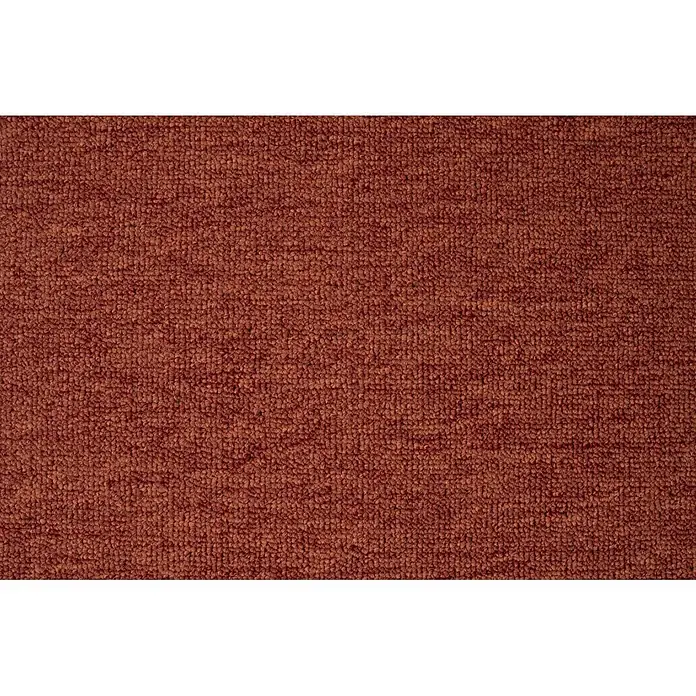 Bricoflor Teppichboden Meterware 2,5x5m, Schlinge gemustert, rot terrakotta - Schlinge, 100 % Polypropylen (PP), rot terrakotta