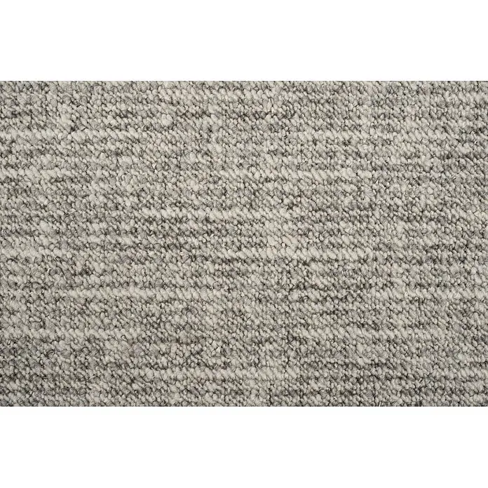Bricoflor Teppichboden Meterware 3x4m, Schlinge gemustert, hell-grau weiß - Schlinge, 100 % Polypropylen (PP), hell-grau weiß