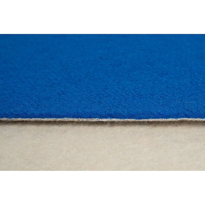 Bricoflor Teppichboden Meterware 8,5x4m, Nadelvlies Nadelfilz, blau - 100 % Polypropylen (PP), blau