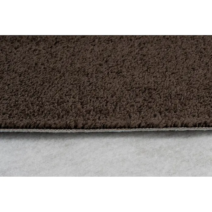 Bricoflor Teppichboden Meterware Griffmuster, Velours Hochflor, dunkel-braun - Velours, 100 % Polypropylen (PP), dunkel-braun